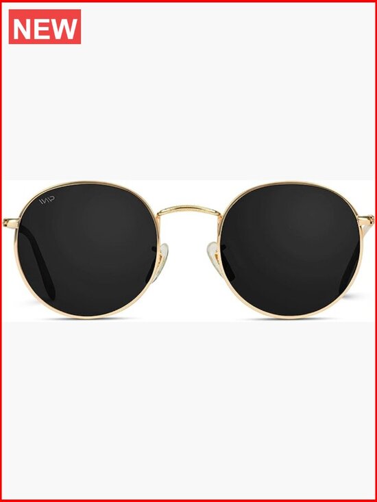 Round Polarized Sunglasses with Metal Frame main image 5